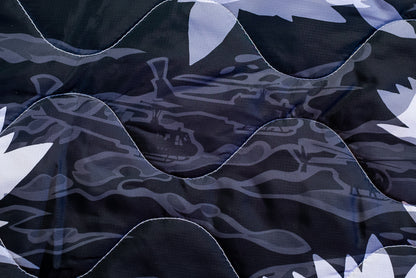 Woobie USA Throw Blanket - Aloha Now - Black - Bawidamann Art